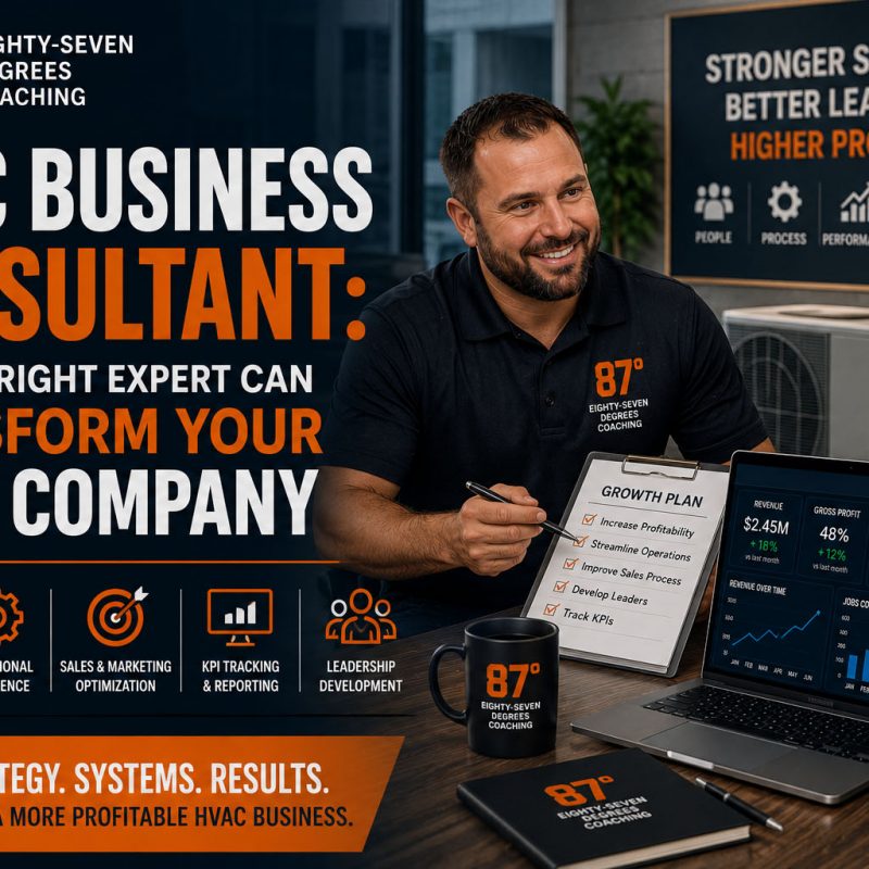 HVAC Business Consultant How the Right Expert Can Transform Your HVAC Company Eighty-Seven Degrees Coaching