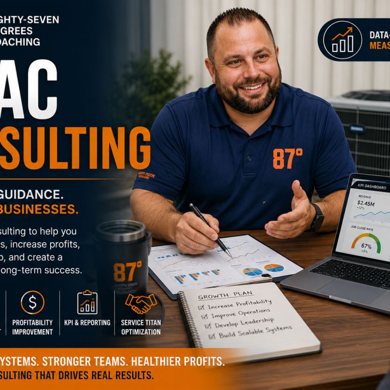 HVAC Consulting Expert HVAC Business Consulting Eighty-Seven Degrees Coaching