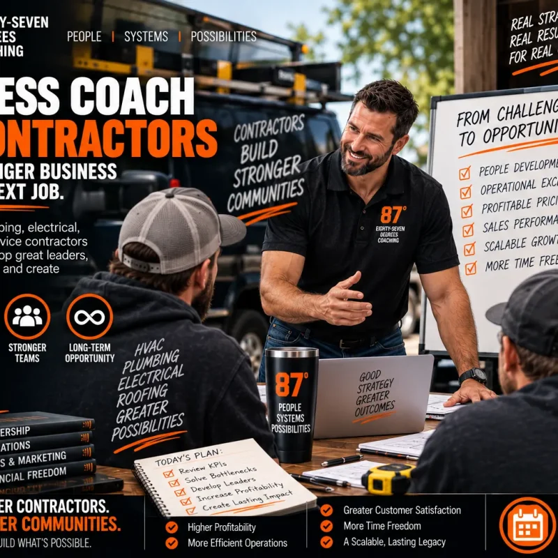 Business Coach for Contractors Build a Scalable Contracting Company 87 Helps
