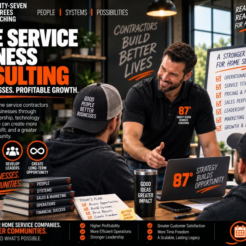 Home Service Business Consulting Grow a Stronger Service Company 87 Helps